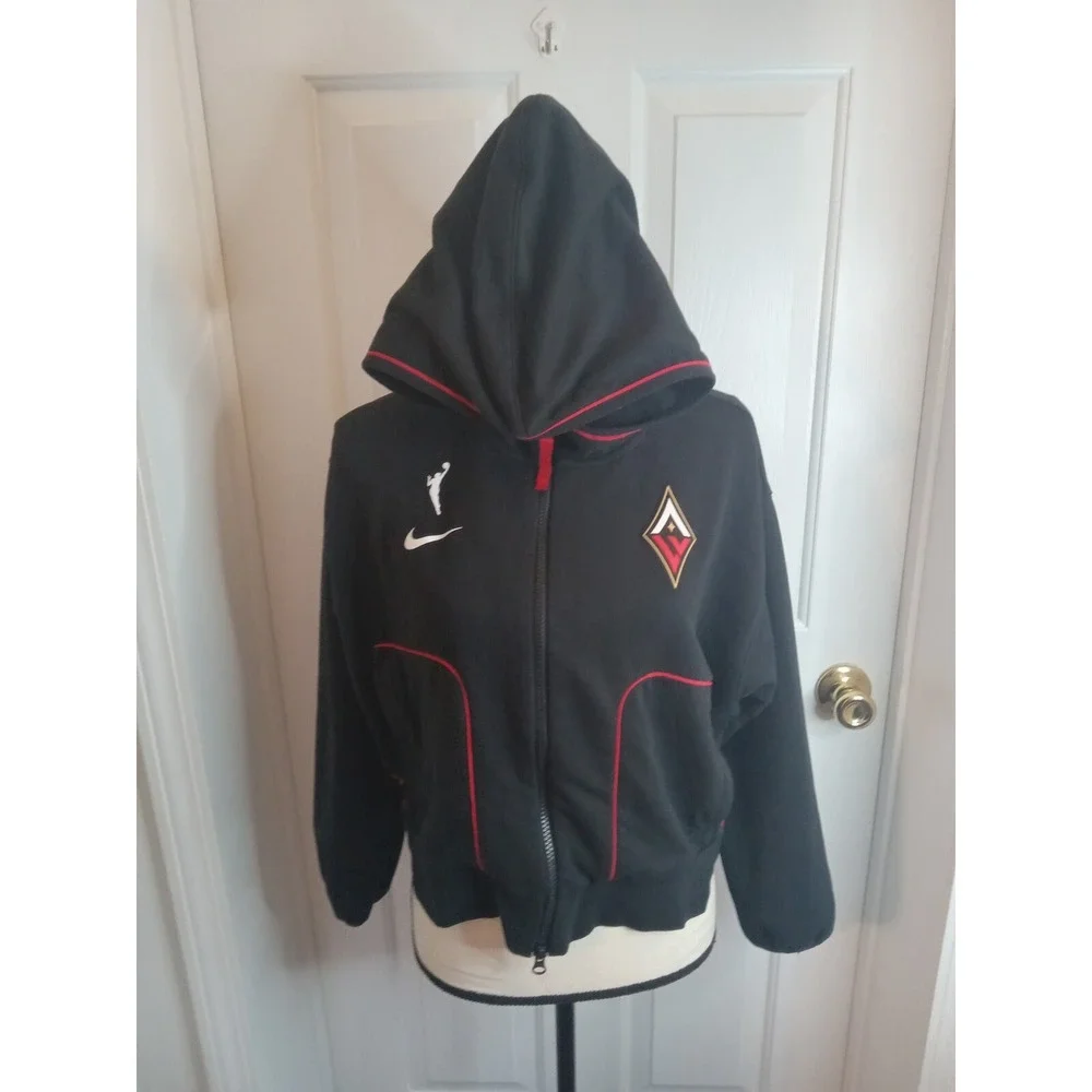 Nike Women's Dri-Fit WNBA Las Vegas Aces Full Zip Knit Hooded Jacket‎ XSMALL